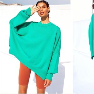 Free People Easy Street Tunic in Sparkling Emerald